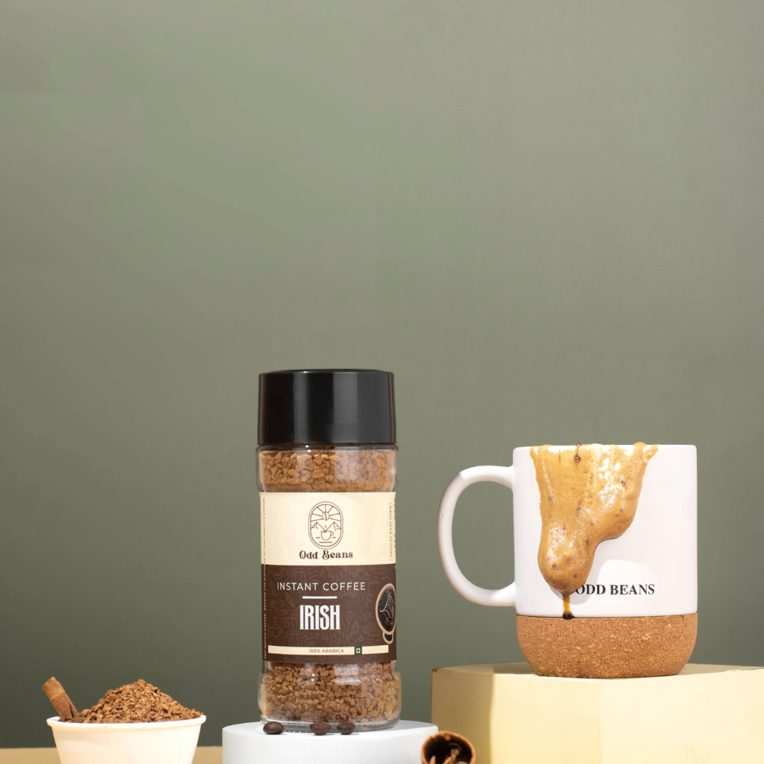 The OG White Classic Mug & Irish Cream Instant Coffee